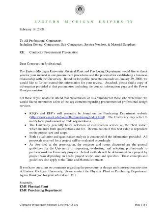 E  A  S  T  E  R  N       M  I  C  H  I  G  A  N       U  N  I  V  E  R  S  I  T Y  February 18,