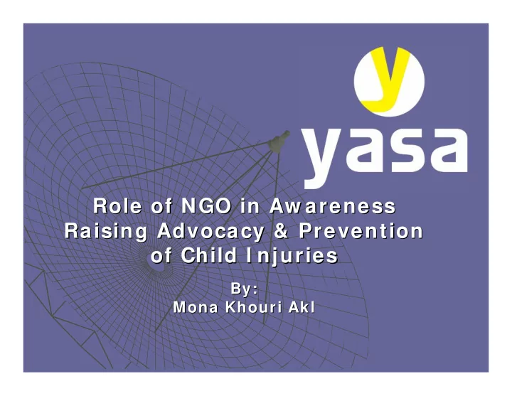 role of ngo in aw areness role of ngo in aw areness
