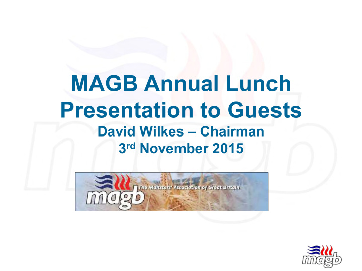 magb annual lunch