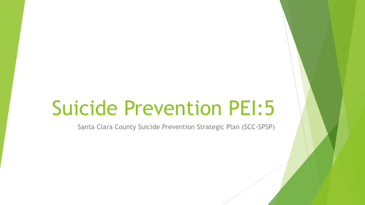 suicide prevention pei 5