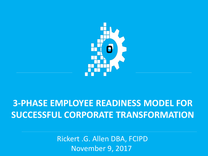 3 phase employee readiness model for successful corporate