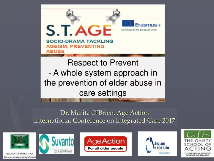 respect to prevent a whole system approach in the