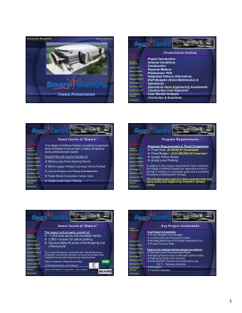 1  Resulting Program Structure  Project Complexity  Project  Project  Introduction  Ryan Companies