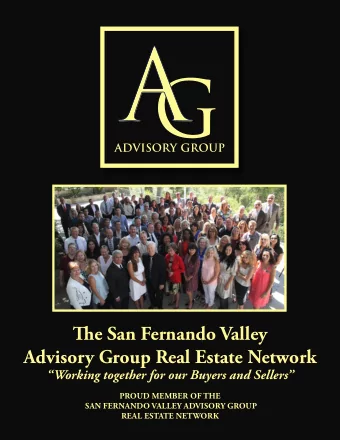 A  G  ADVISORY GROUP  Tie San Fernando Valley  Advisory Group Real Estate Network  Working