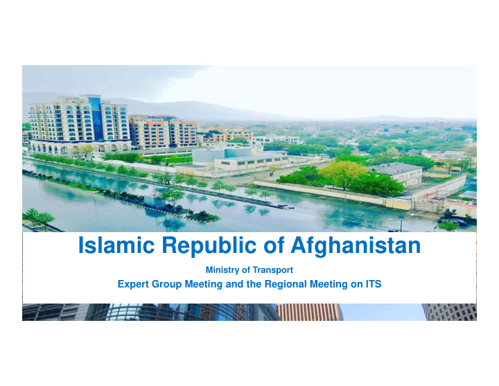 islamic republic of afghanistan