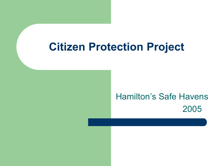 citizen protection project