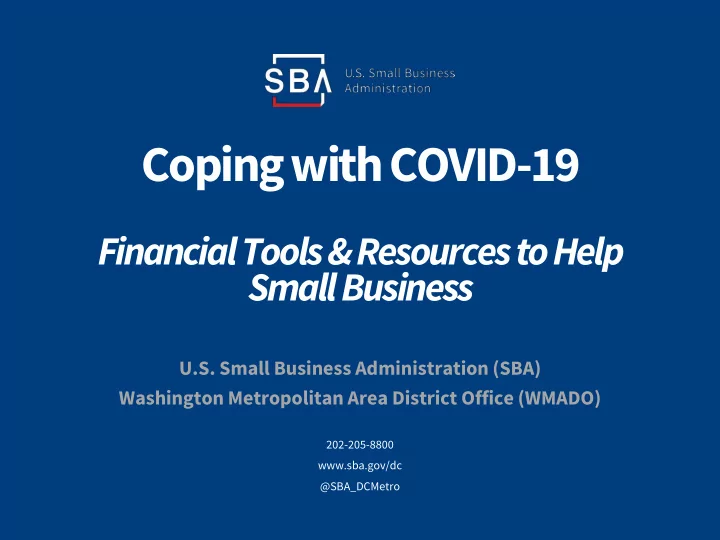 coping with covid 19