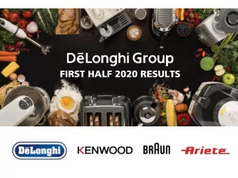 FIRST HALF 2020 RESULTS  FIRST HALF 2020 RESULTS  Foreword Since Oct. 1 st 2019, some contributions