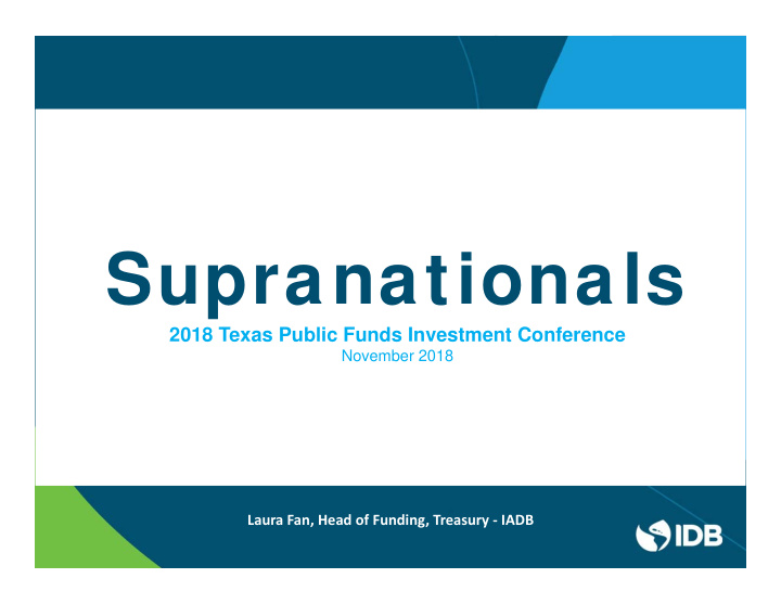 supranationals