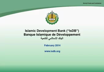 February 2014  www.isdb.org  Table of Contents  I.