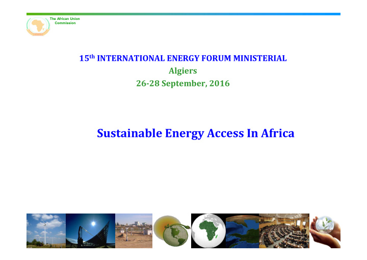 sustainable energy access in africa