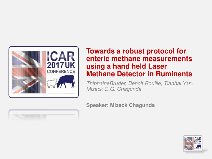 methane detector in ruminents