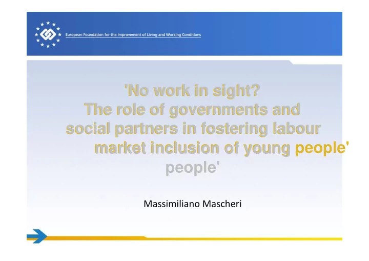 no work in sight no work in sight the role of governments