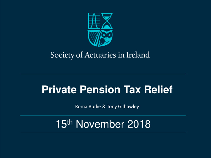 private pension tax relief