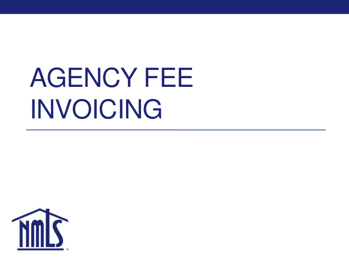 invoicing agency fee invoicing afi