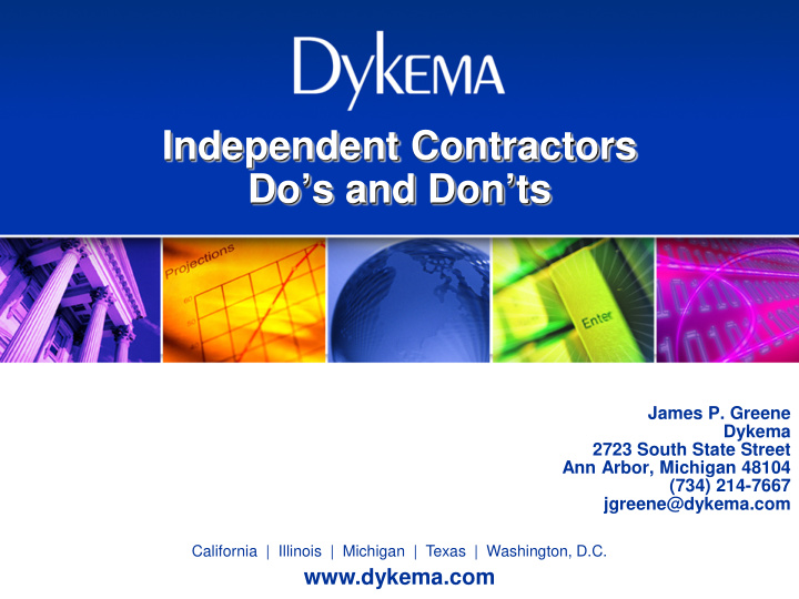 independent contractors do s and don ts