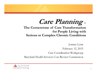 person centered care plan