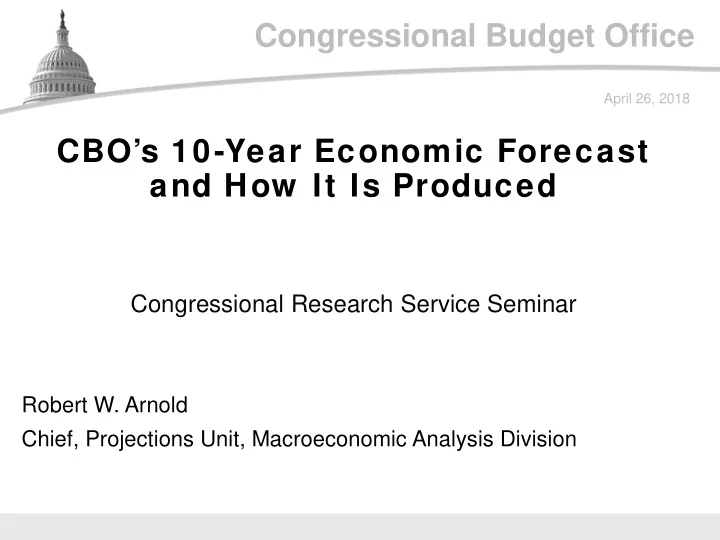 congressional budget office