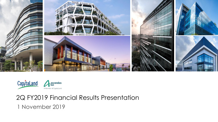 2q fy2019 financial results presentation