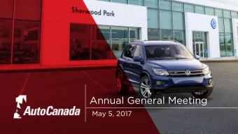Annual General Meeting  May 5, 2017  FORWARD-LOOKING STATEMENTS  2  Certain information contained