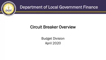 Dep  Depar  artmen  ent of  of Lo  Loca  cal Go  Governmen  ent Finan  Finance  ce  Cir  ircuit