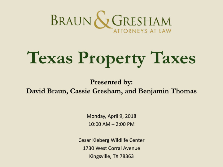 texas property taxes