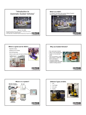 1  Vehicle Types - Fork  Vehicle Types - Fork  Reach  Counterbalance  Outrigger  (Straddle)  Fork