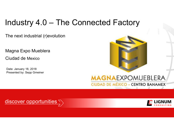 industry 4 0 the connected factory