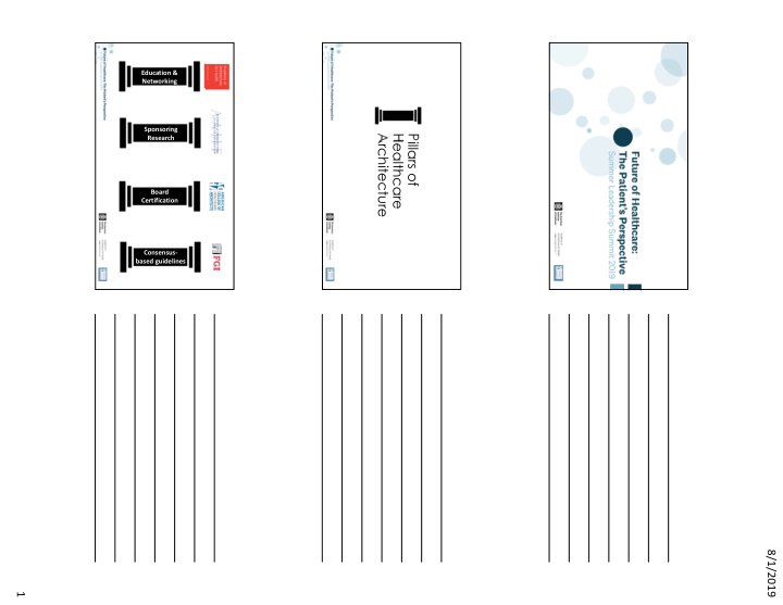 architecture healthcare pillars of