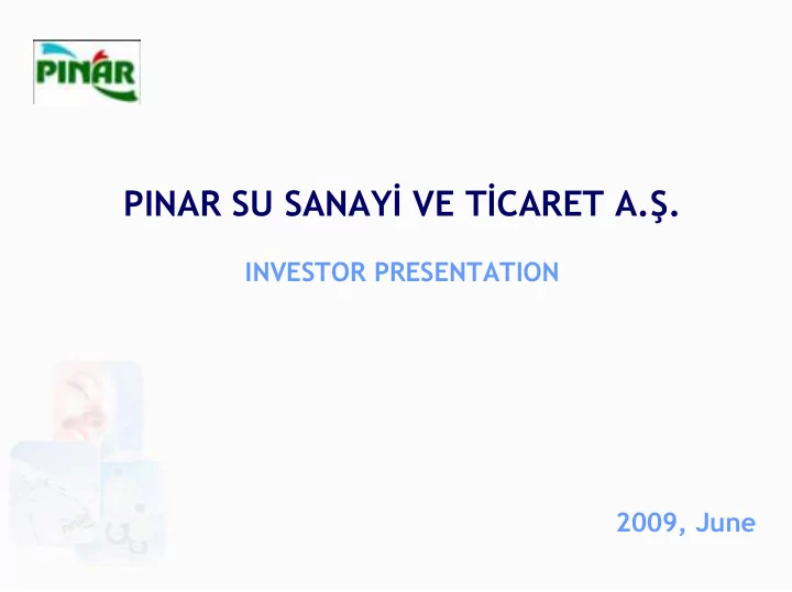 pinar su sanay ve t caret a