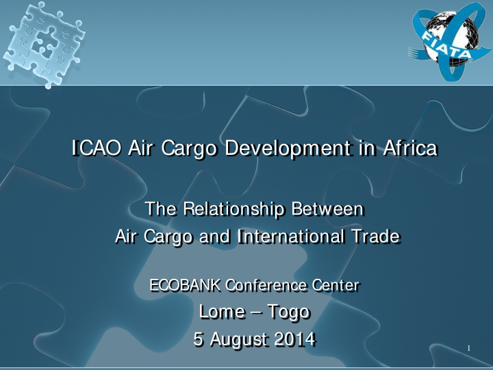icao air cargo development in africa