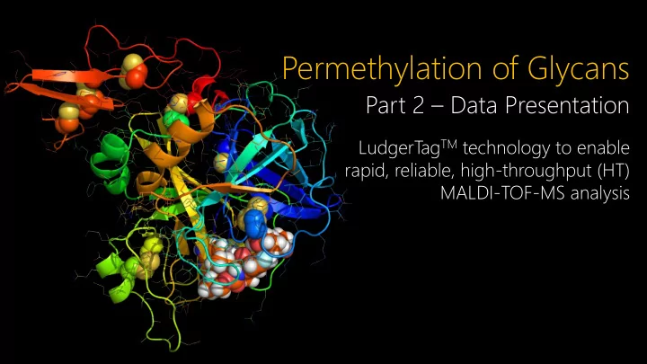 permethylation of glycans