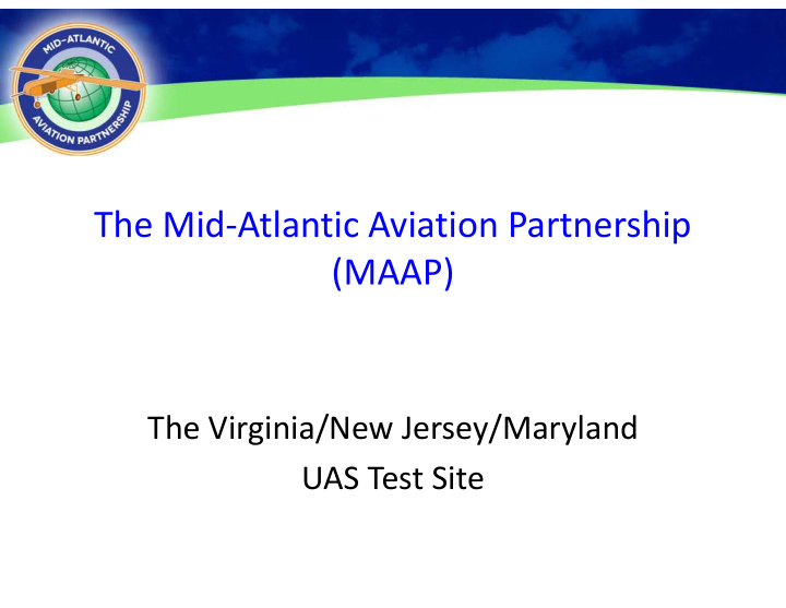 the mid atlantic aviation partnership maap