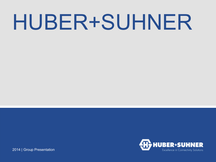 huber suhner