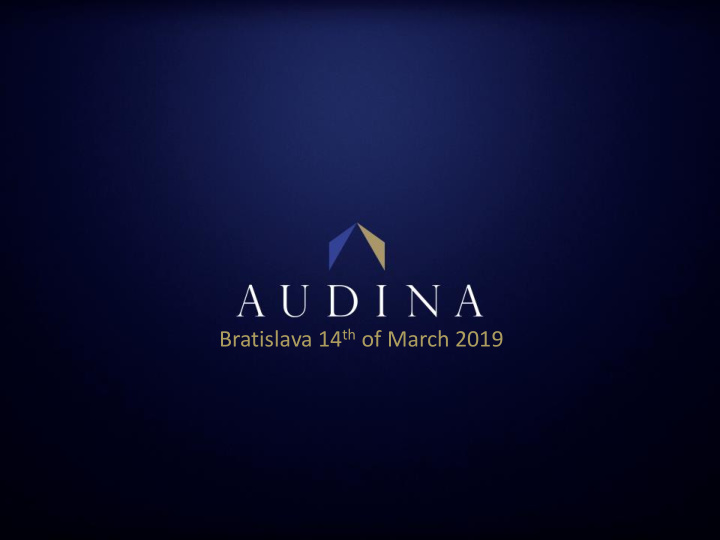 bratislava 14 th of march 2019