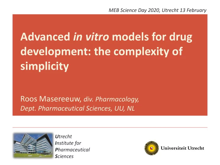 development the complexity of