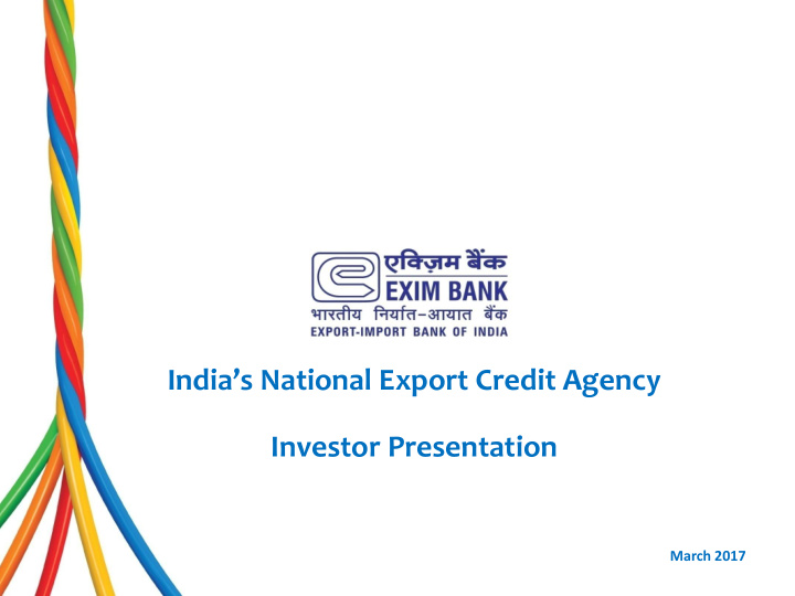 india s national export credit agency