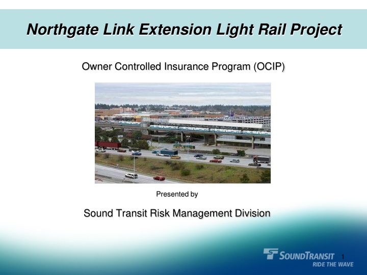 northgate link extension light rail project