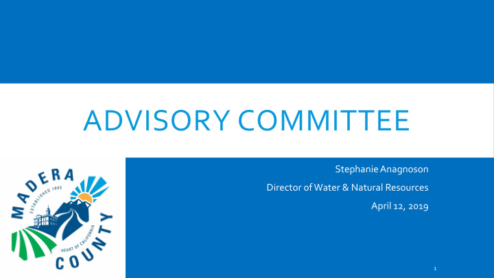 advisory committee