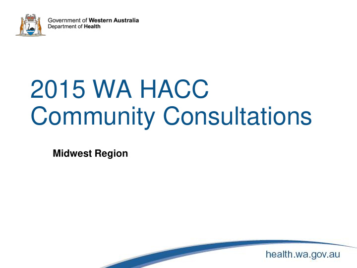 2015 wa hacc