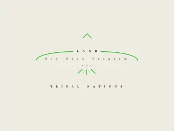 L  A  N  D  B  u  y  -  B  a  c  k  P  r  o  g  r  a  m  f  o  r  T  R  I  B  A  L  N  A  T  I  O