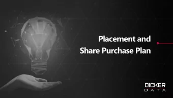 Share Purchase Plan  IMPORTANT INFORMATION This presentation (Presentation) has been prepared