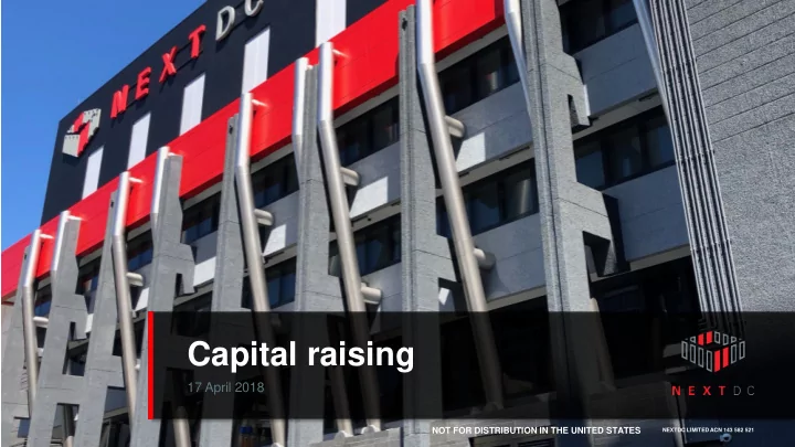 capital raising