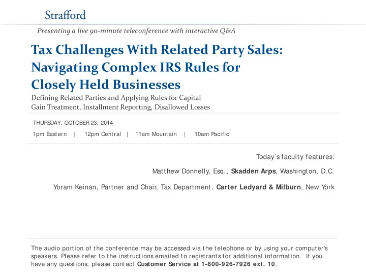 tax challenges with related party sales navigating