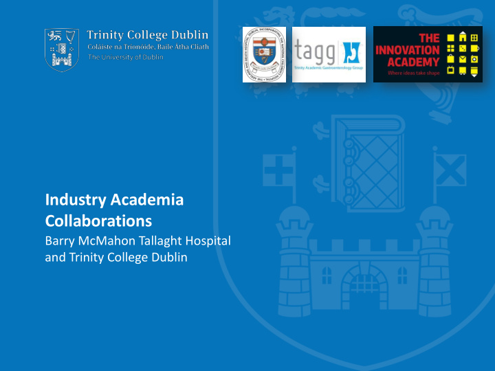 industry academia collaborations