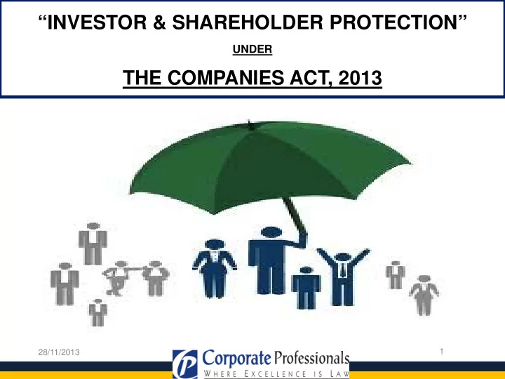 investor shareholder protection