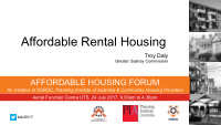 affordable rental housing