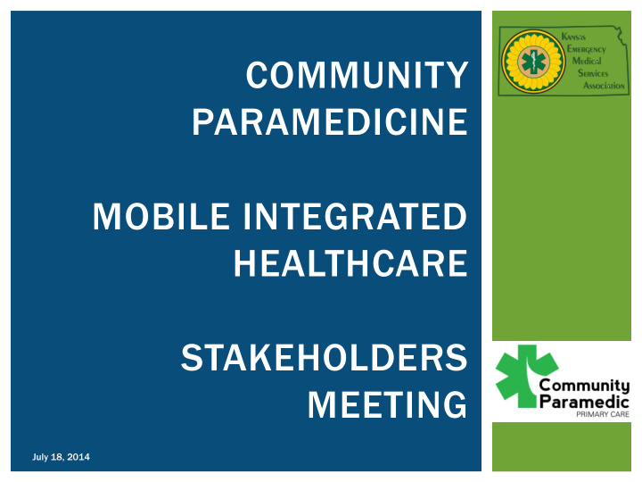 healthcare stakeholders