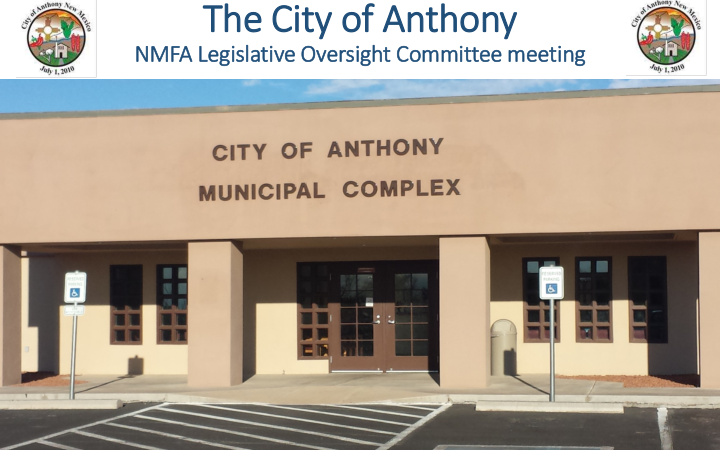 the ci city of of anthony