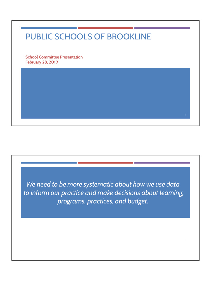 public schools of brookline